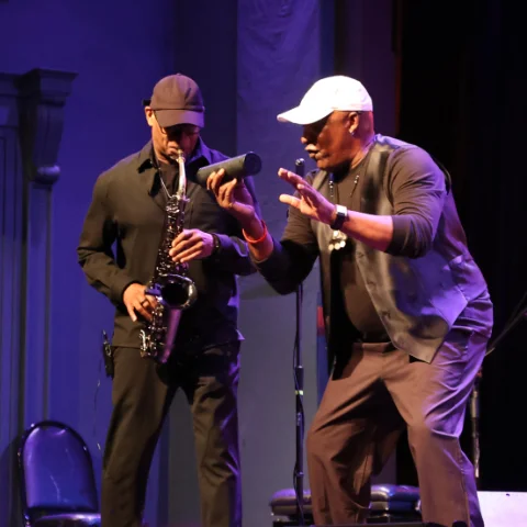 James Henry performing in a live event